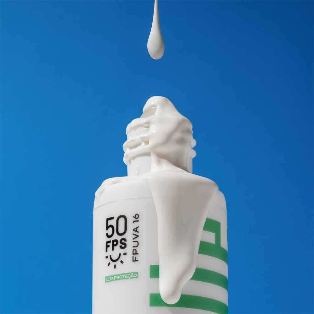 Protetor Solar Mineral Fluído Ollie FPS 50 FPUVA 16 40g 4