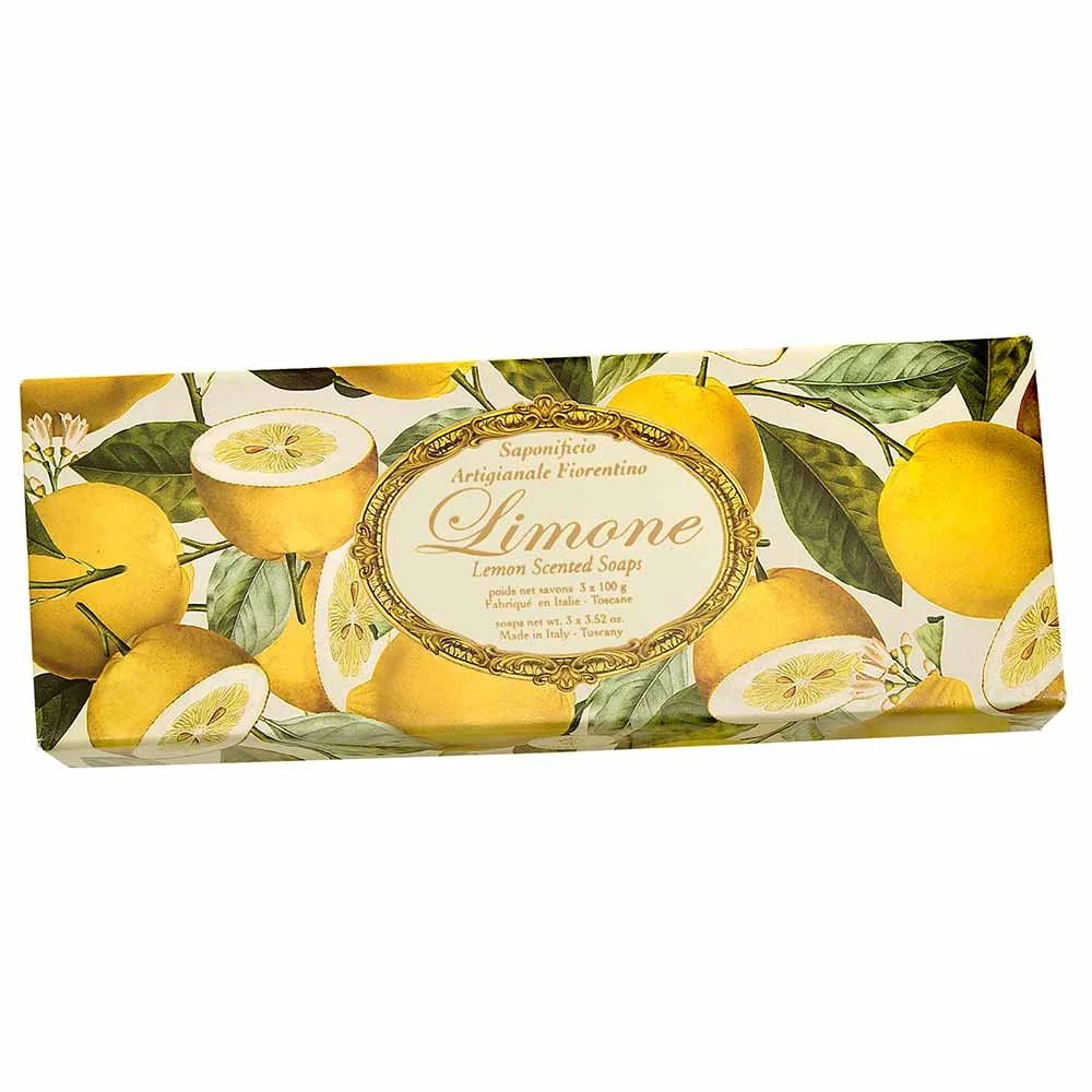 Kit Sabonete Solido Fiorentino Limão 3x100g ÚNICO 2