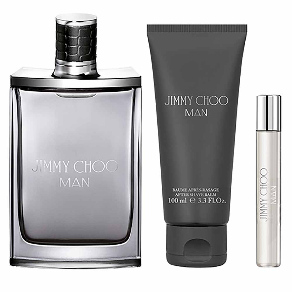 Coffret Jimmy Choo Man Kit - Perfume Masculino EDT + Travel Size + Sabonete Liquido ÚNICO 2