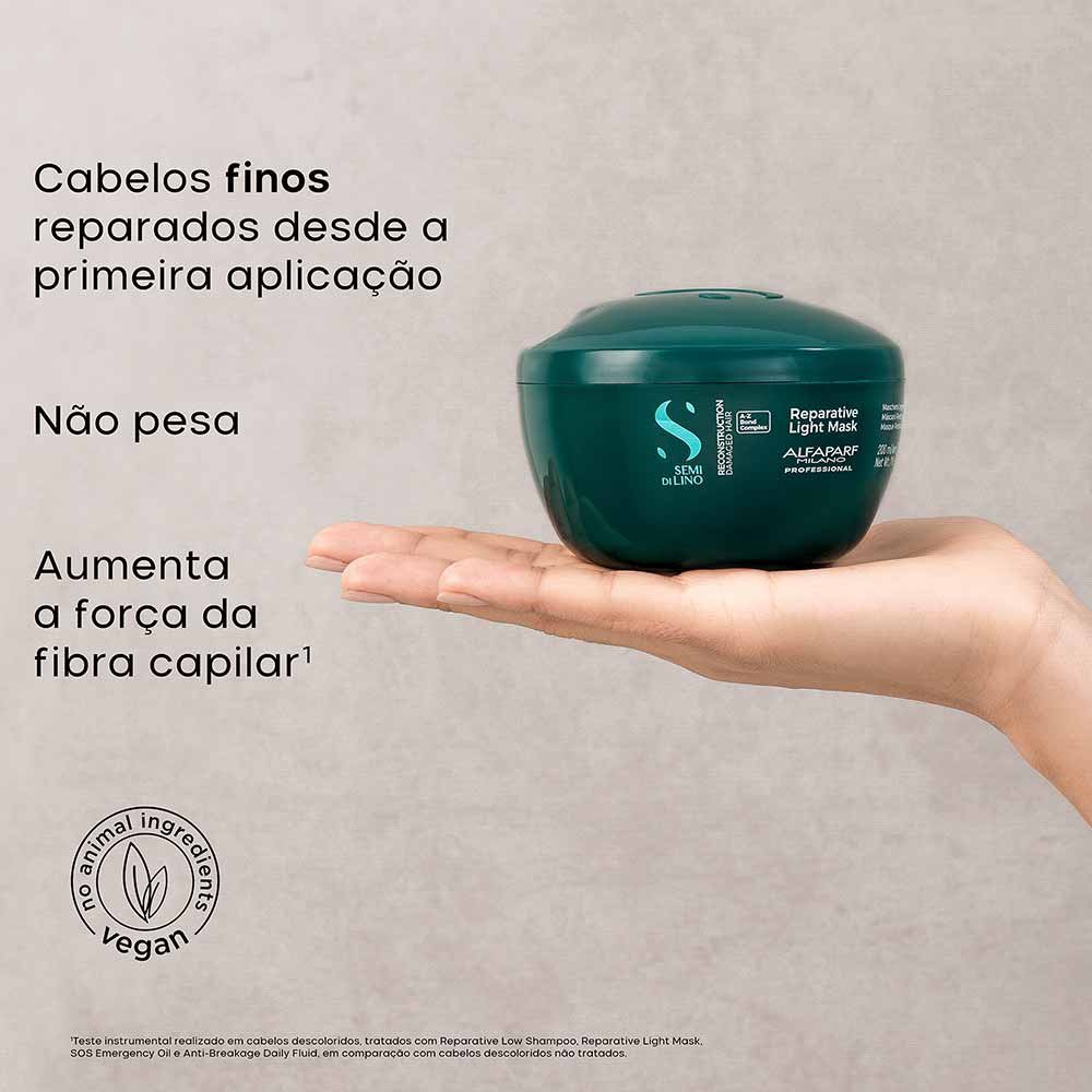 Alfaparf Milano Semi di Lino Reparative Mask Thin Hair 200ml 2