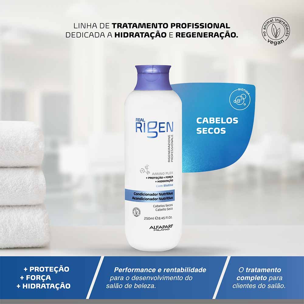 Alfaparf Milano Real Rigen Condicionador Nutritivo 250ml 3