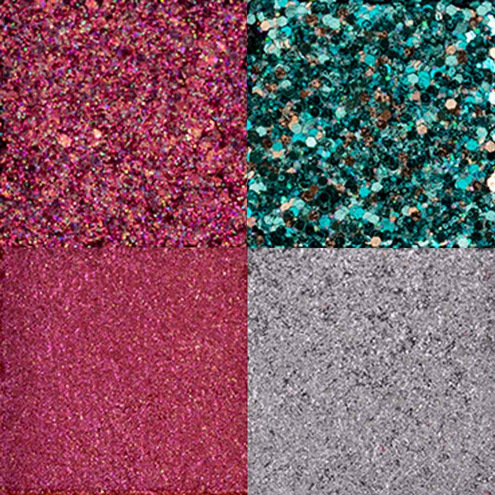 Paleta de Sombras Ruby Kisses - Glitter Electric Glaze 5,6g Fuchsia 2
