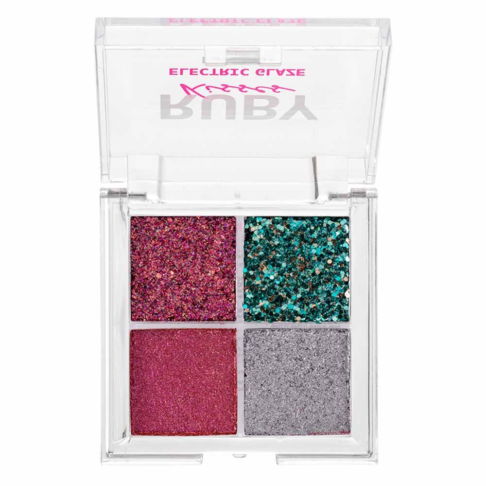 Paleta de Sombras Ruby Kisses - Glitter Electric Glaze 5,6g Fuchsia 3