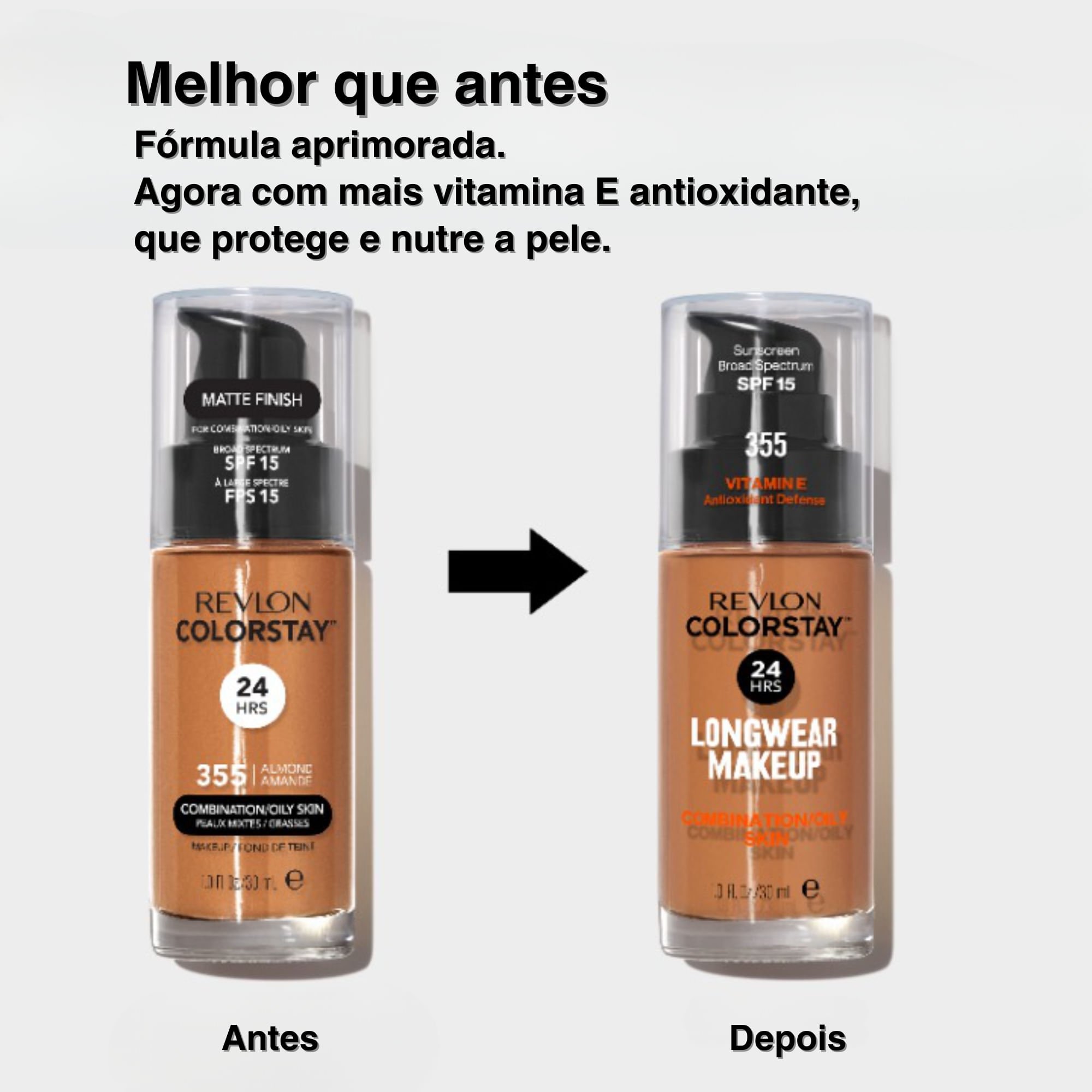 Base Líquida Revlon Colorstay Longwear Makeup Combination Oily Skin SPF15 30ml 310 Warm Golden 3
