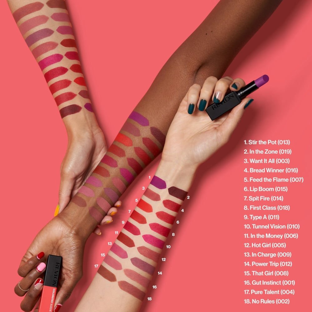 Batom ColorStay  Revlon  Suede Ink  2,55g Lip Bbom 4