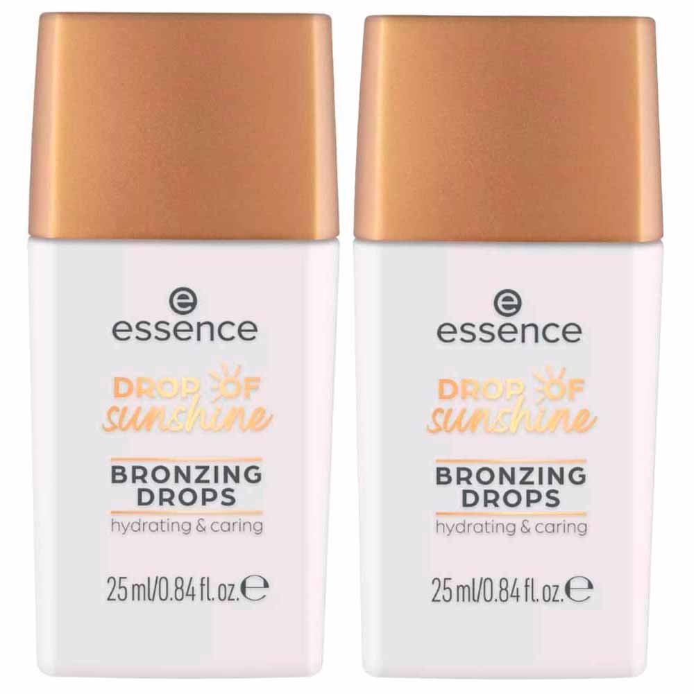 Essence Bronzer Líquido Drop Of Sunshine Dourado Kit com 2 Unidades