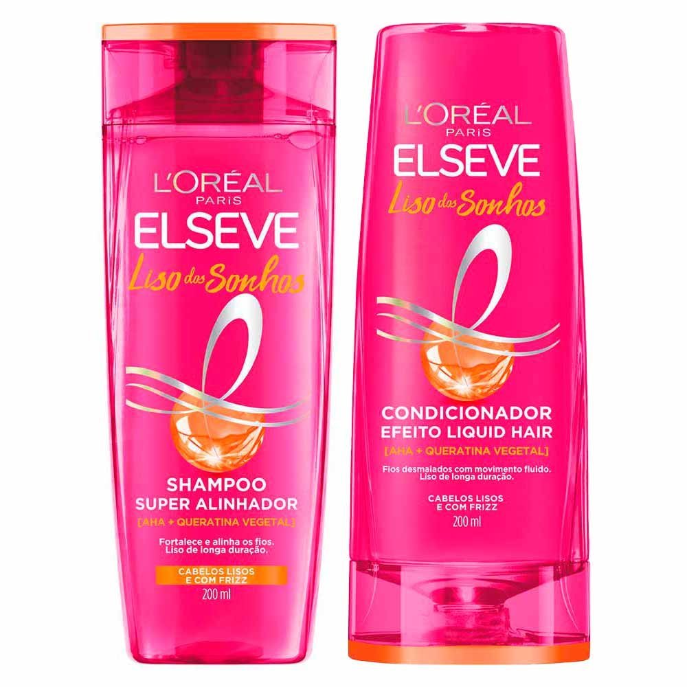Elseve Liso dos Sonhos Kit – Condicionador + Shampoo
