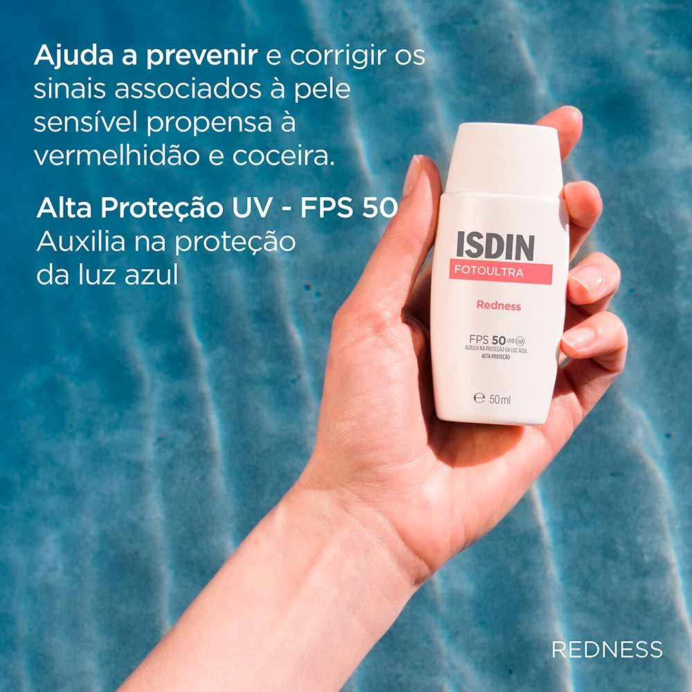 Protetor Solar Isdin Redness FotoUltra FPS50 50ml 4