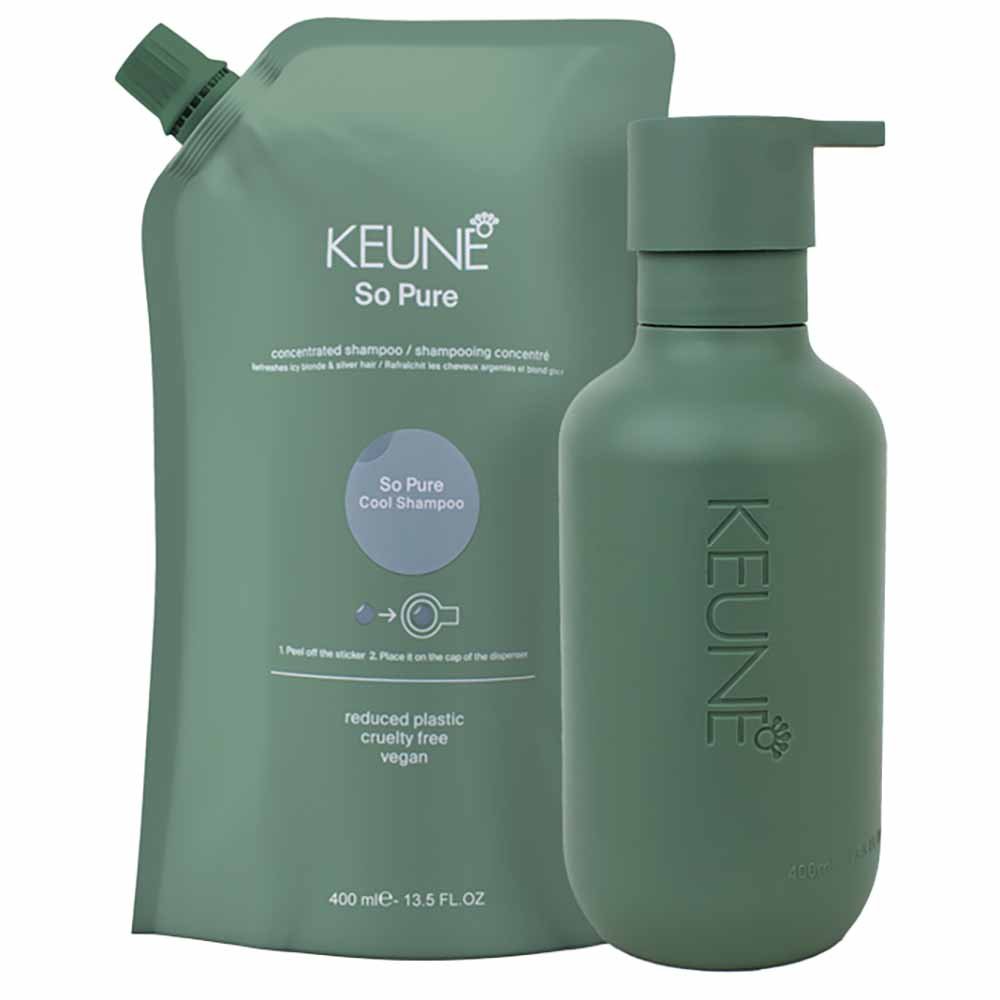 Refil Keune So Pure Cool Shampoo 400ml 2