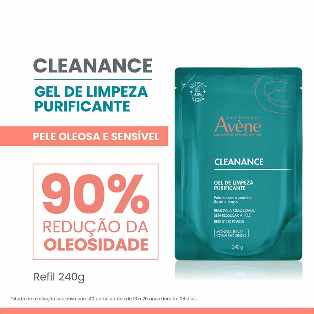 Gel de Limpeza Purificante Avène Cleanance Refil 240g 2