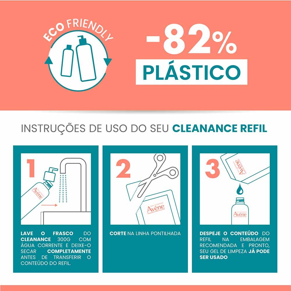 Gel de Limpeza Purificante Avène Cleanance Refil 240g 4