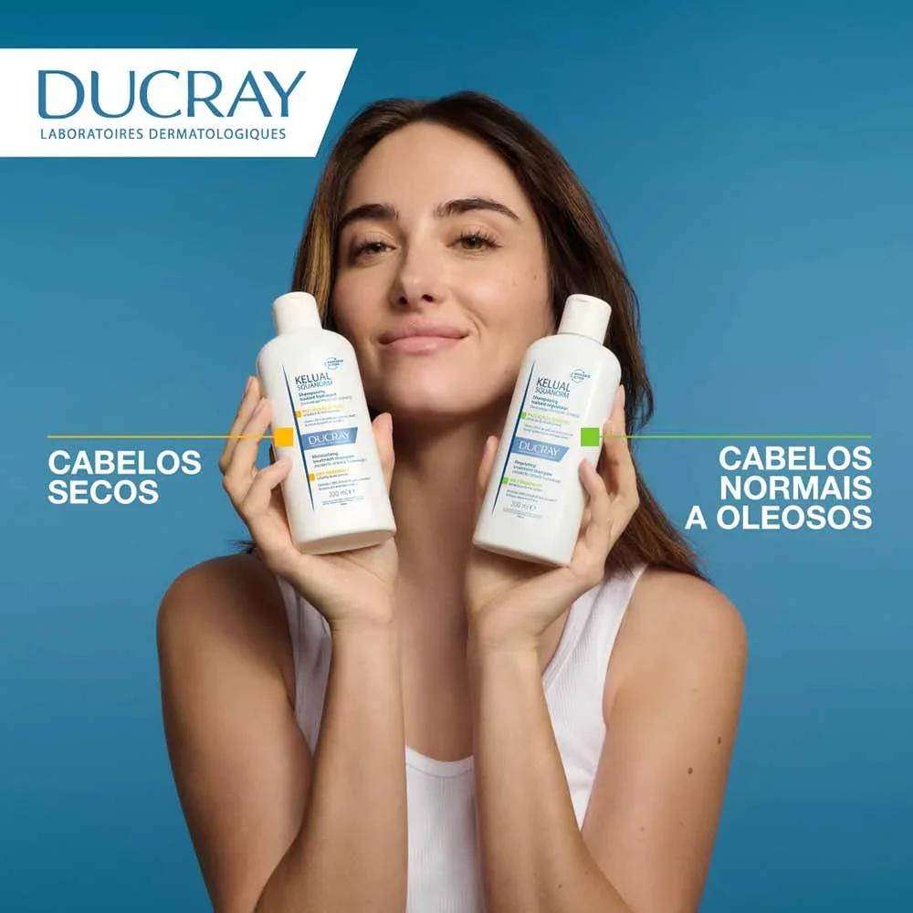 Ducray Kelual S Squanorm Shampoo Anticaspa para Cabelos Normais a Oleosos 200ml 5