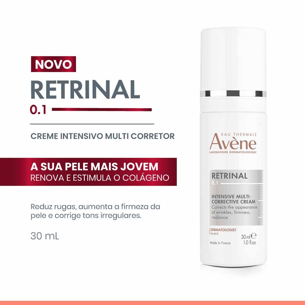 Creme Facial Intensivo Multi Corretor Avène Retrinal 0.1 30ml 2