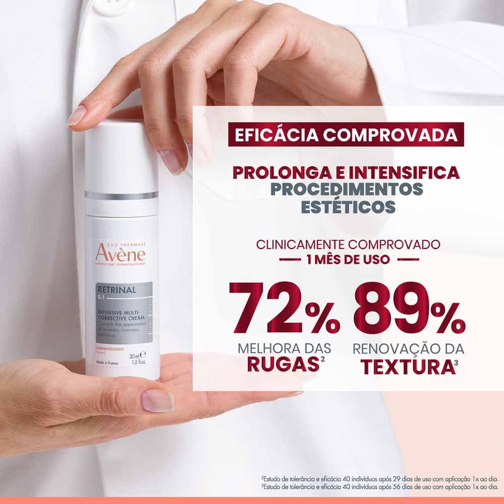 Creme Facial Intensivo Multi Corretor Avène Retrinal 0.1 30ml 4