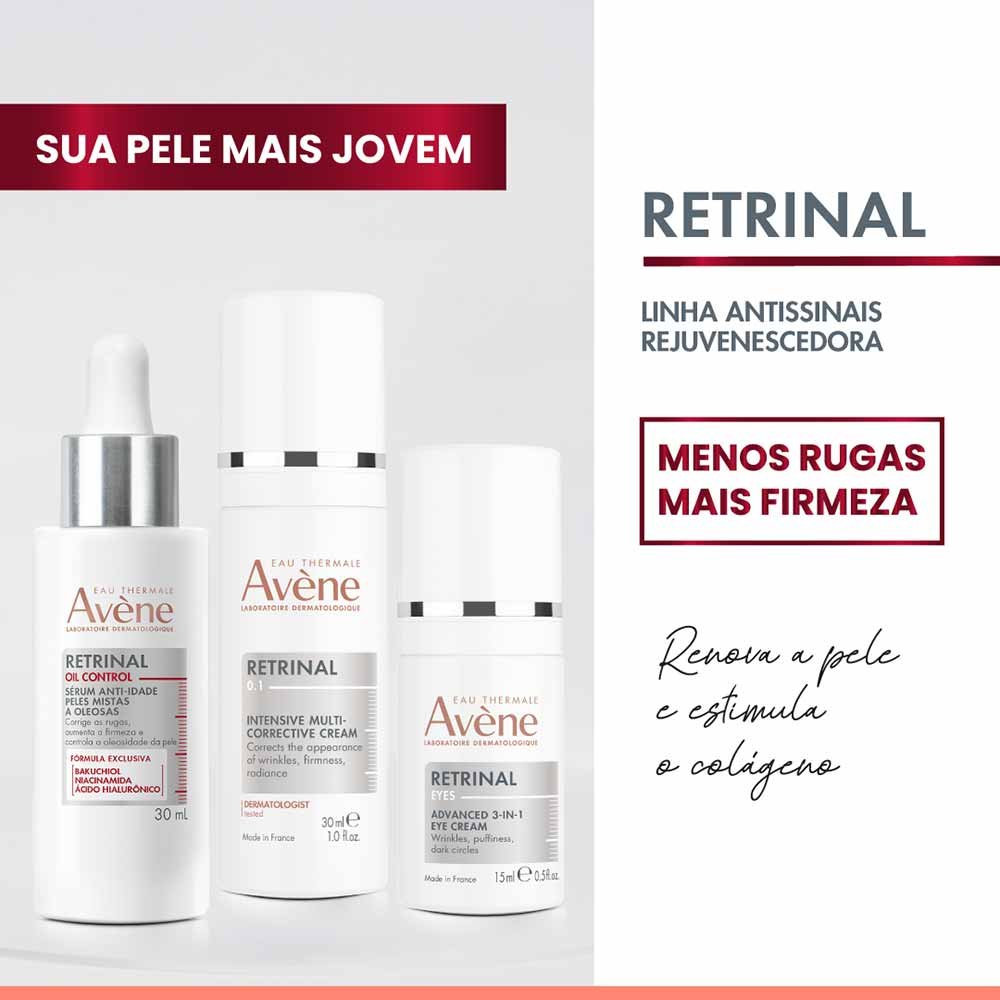 Creme para a Área dos Olhos Avène Retrinal Avançado 3 em 1 15ml 7