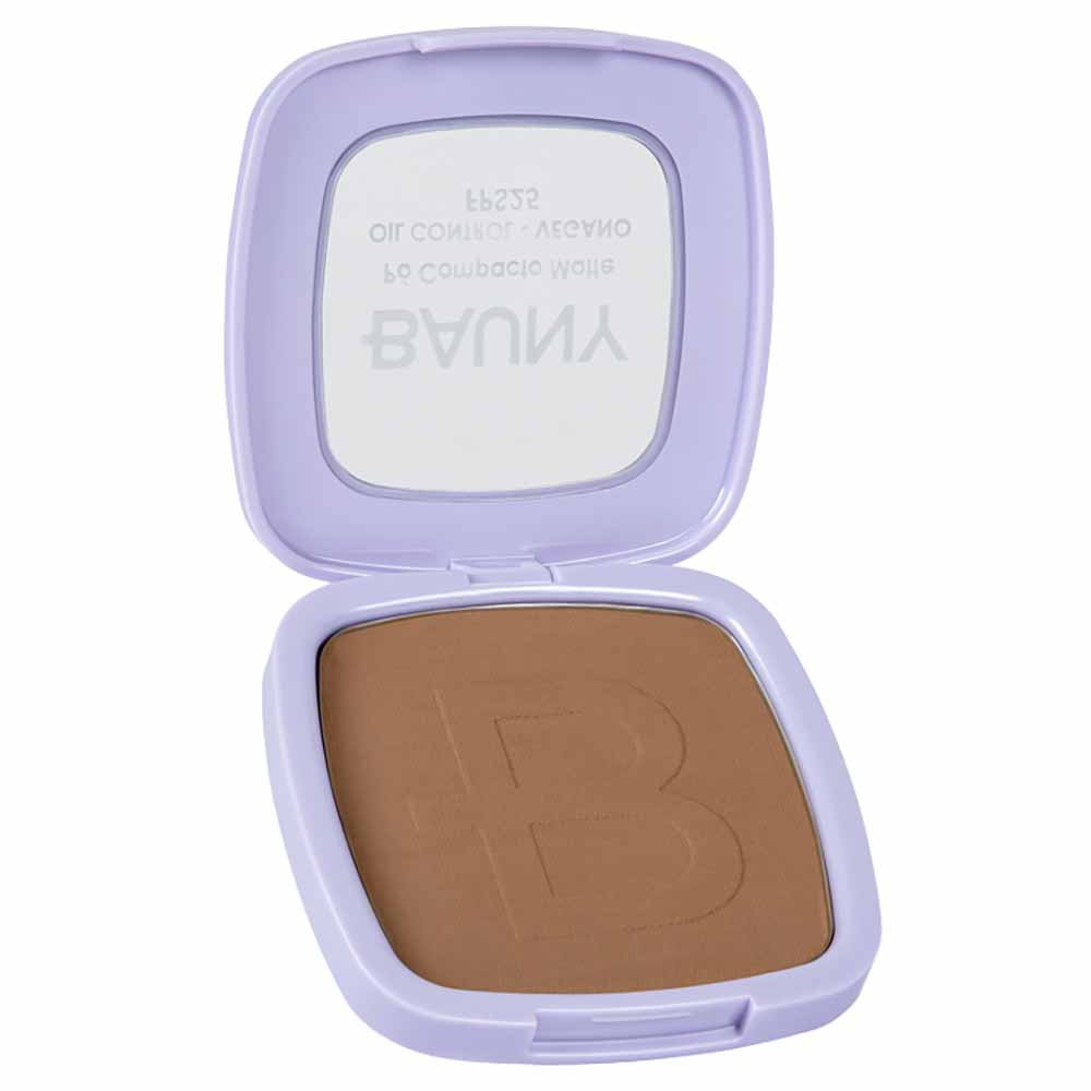 Pó Compacto Matte Bauny FPS25 10g Cor 100 2