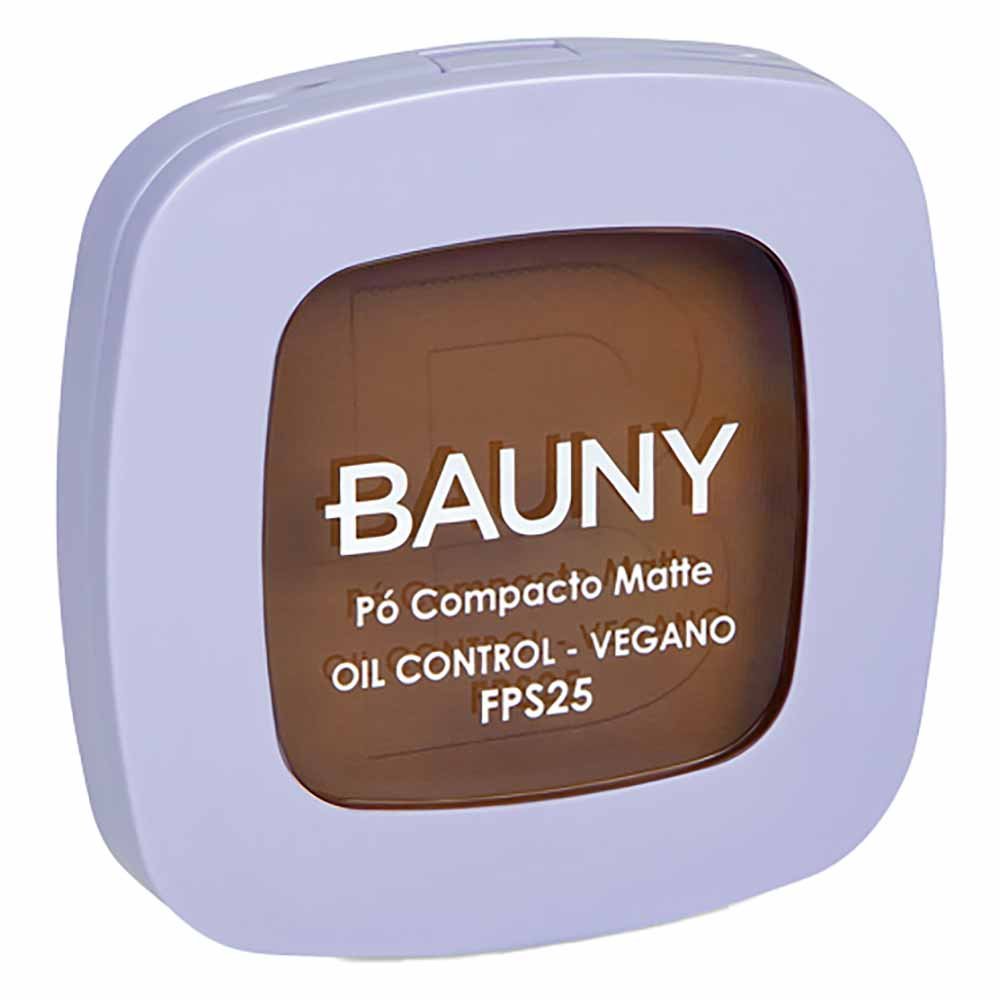Pó Compacto Matte Bauny FPS25 10g Cor 120 3