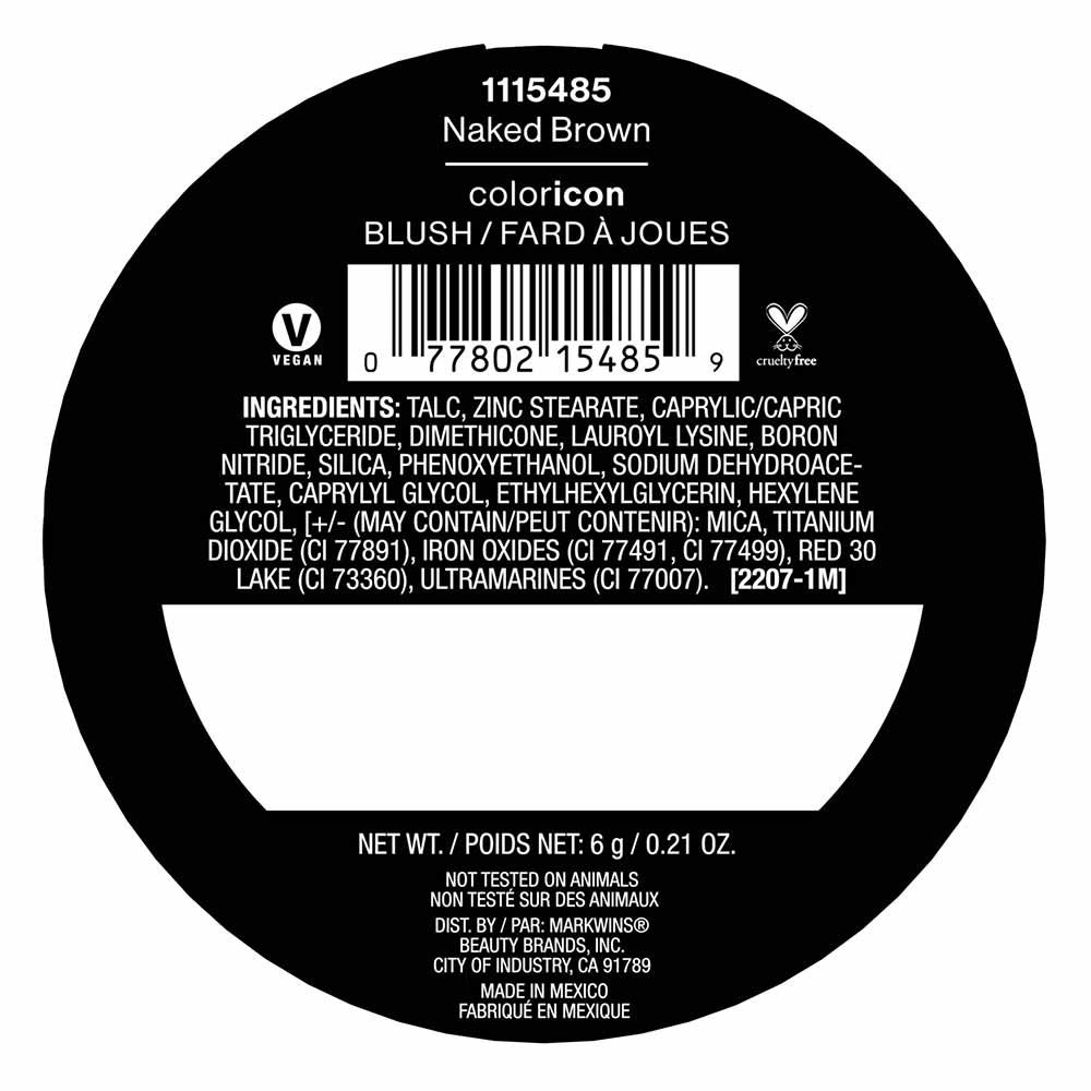 Blush em Pó wet n wild Color Icon 6g Naked Brown 4