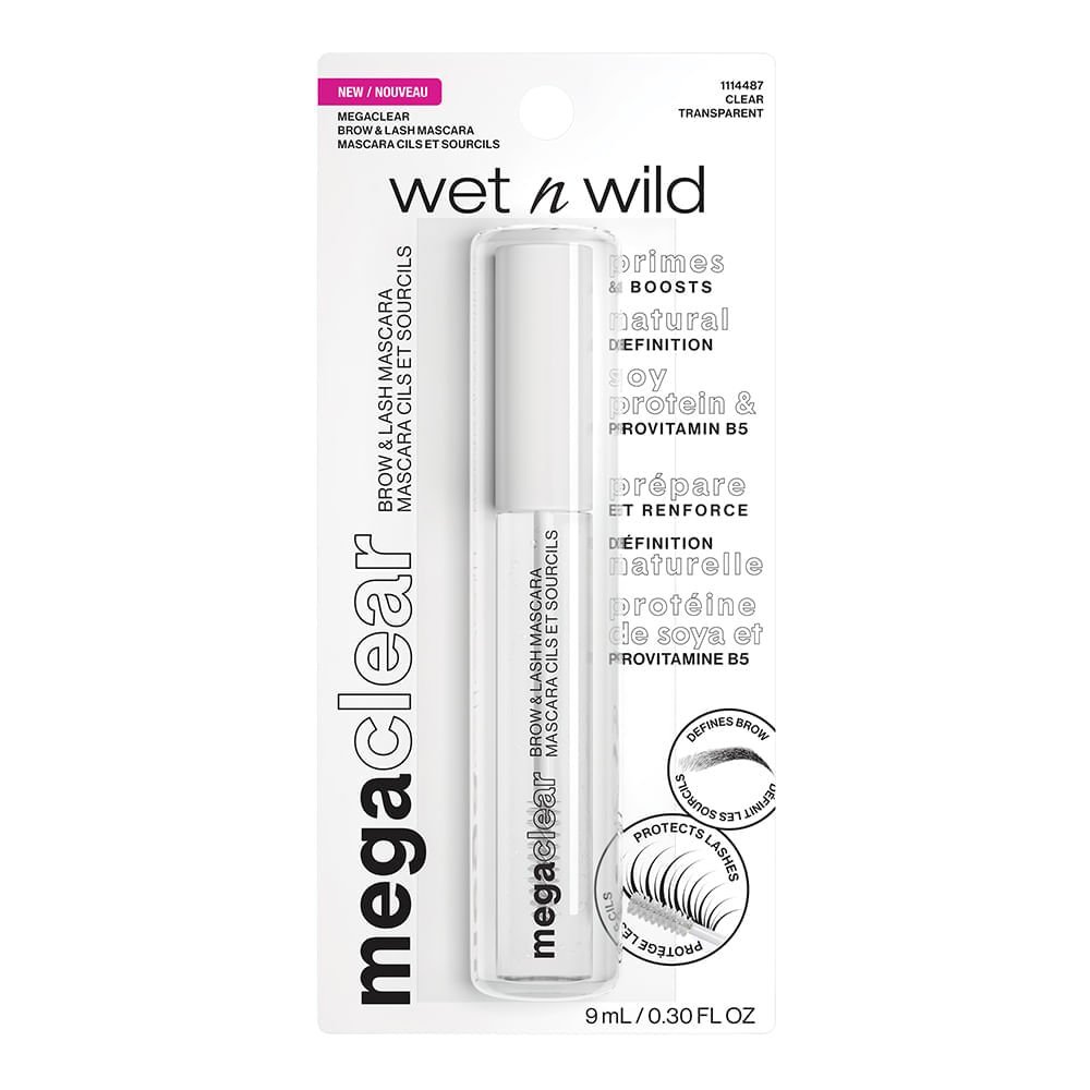 Máscara de Sobrancelhas wet n wild Mega Clear Brow & Lash 9ml 9ml 4
