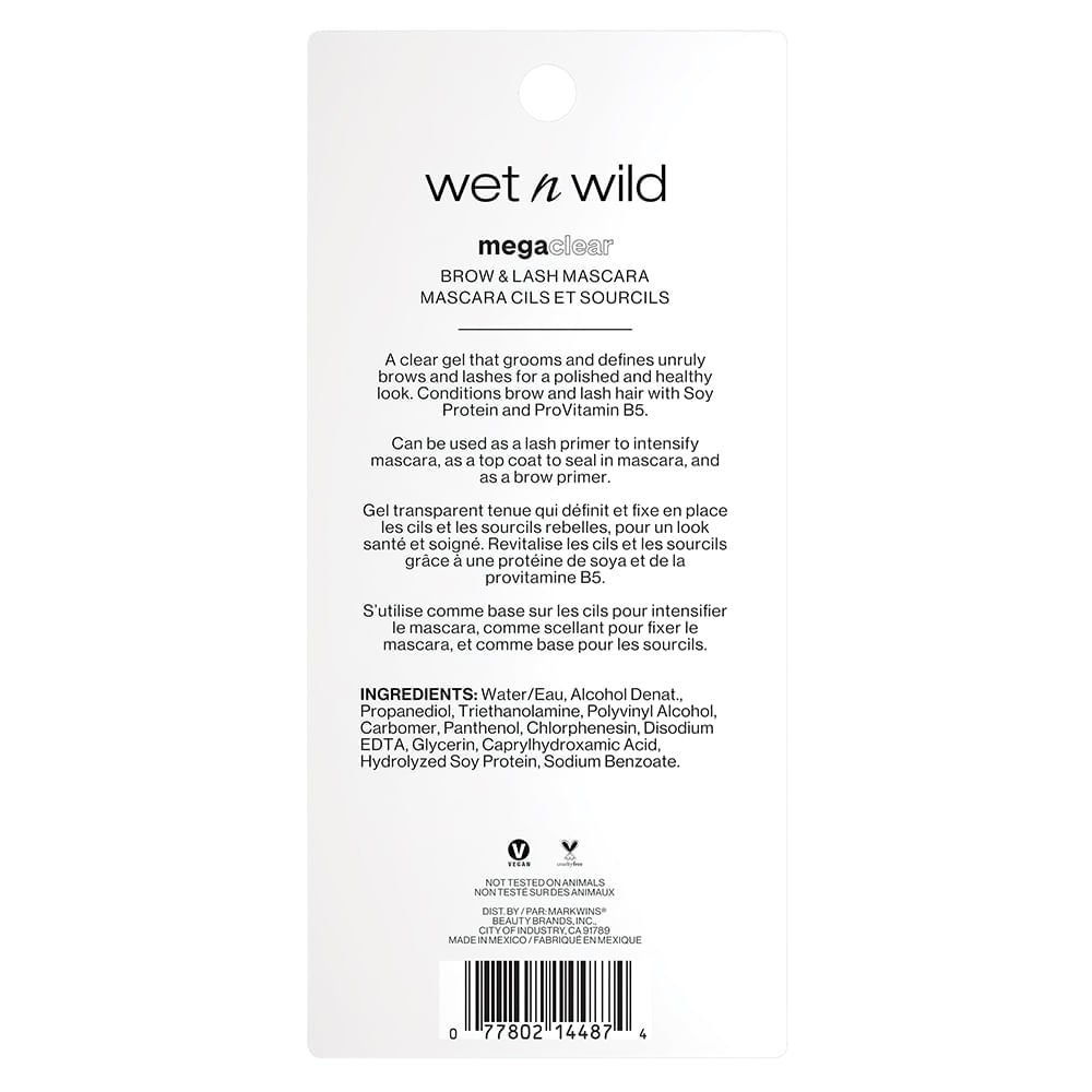 Máscara de Sobrancelhas wet n wild Mega Clear Brow & Lash 9ml 9ml 6