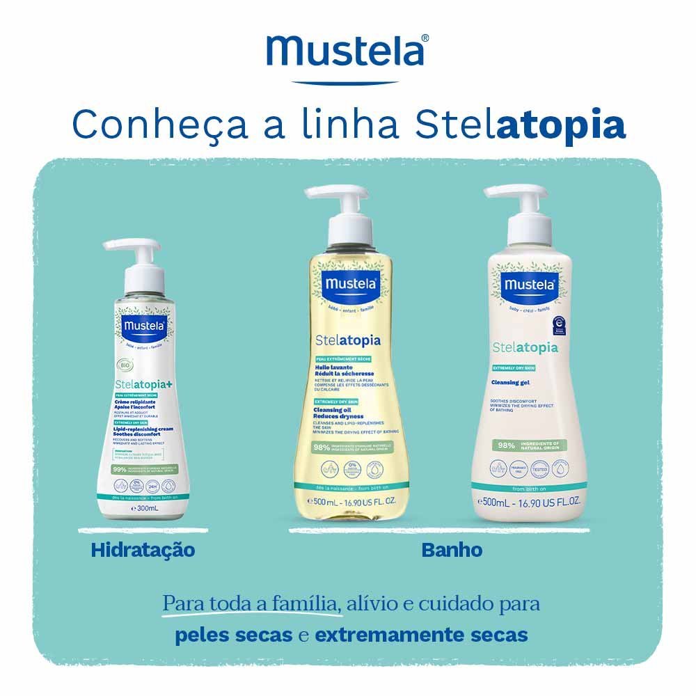 Óleo de Banho Mustela Stelatopia 500ml 7