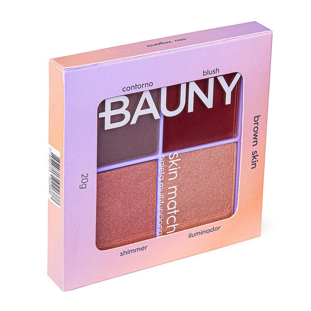 Paleta Multifuncional Bauny Skin Match 20g ÚNICO 4