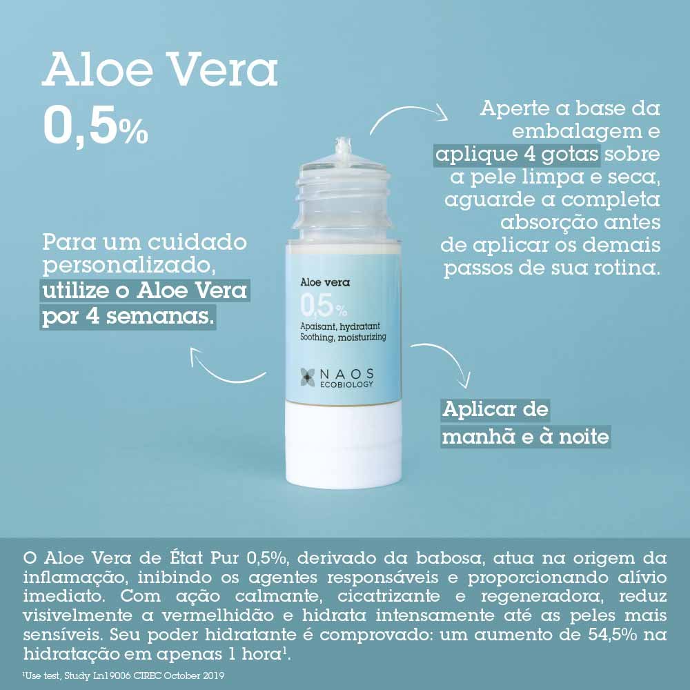 Sérum Facial Etat Pur Naos Aloé Vera 0.5% Ativo Puro 15ml 3