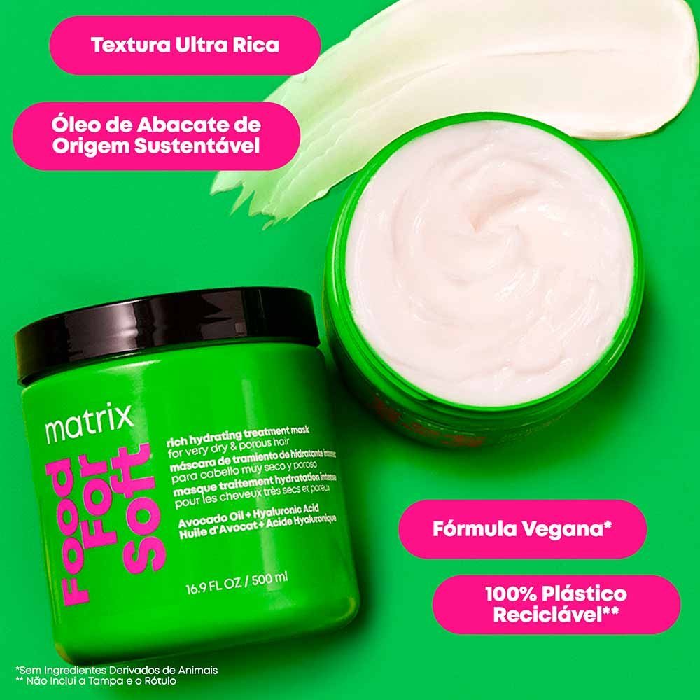 Máscara Hidratante Matrix Food For Soft 500ml 2