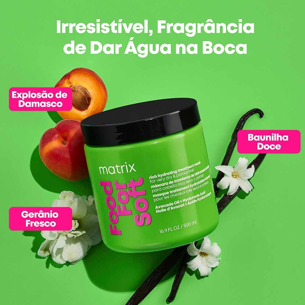 Máscara Hidratante Matrix Food For Soft 500ml 4