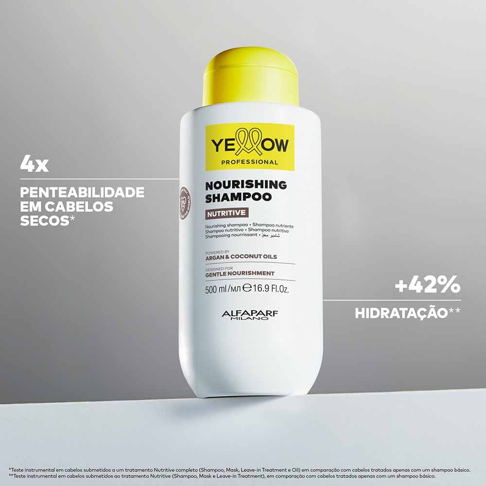 Shampoo Yellow Professional Nutritive Nourishing 500ml 5