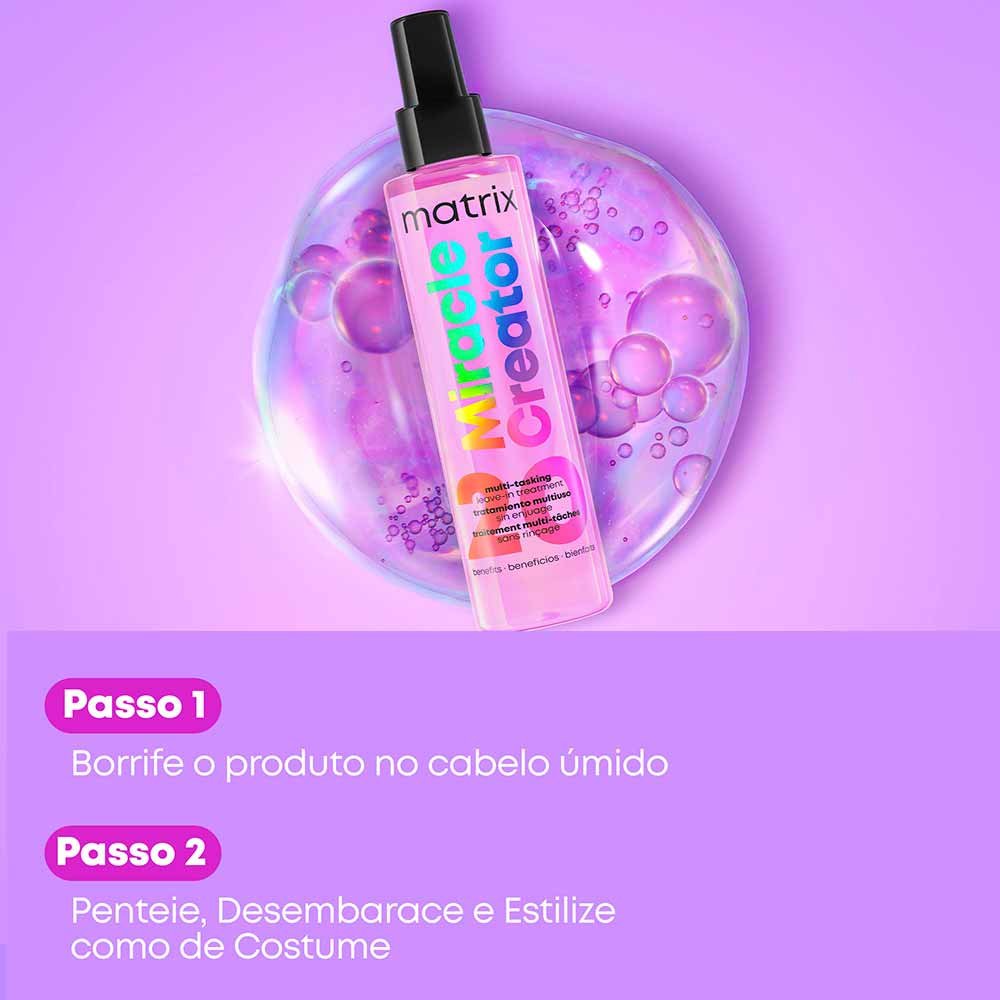 Leave-In Multifuncional Spray Matrix Miracle Creator 190ml 3