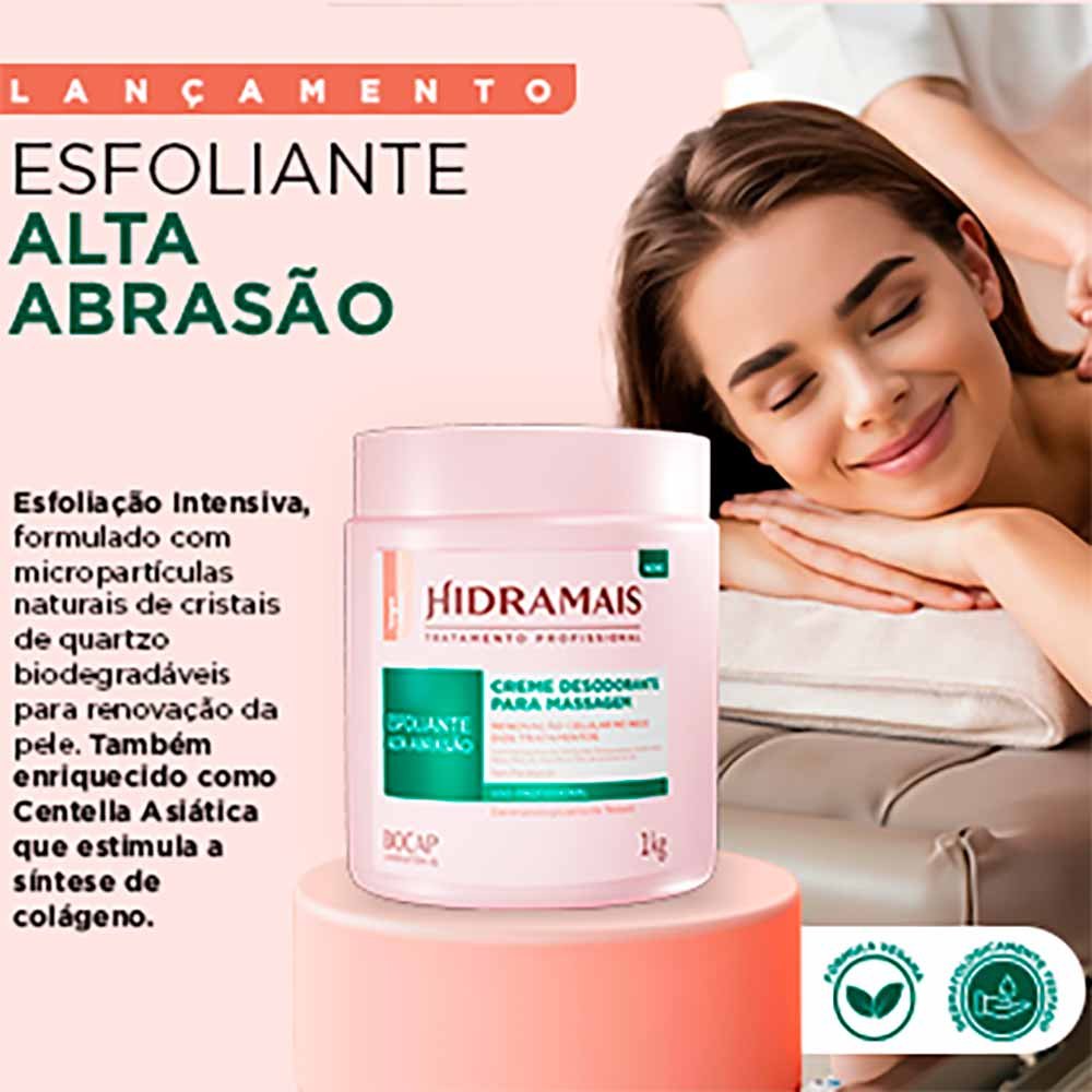 Creme de Massagem Esfoliante Abrasão Hidramais 1Kg 2
