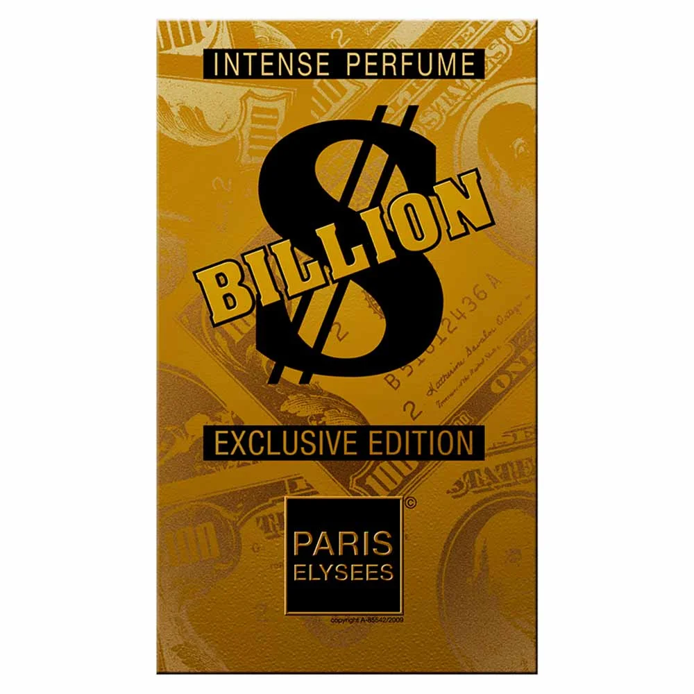 Perfume Billion $ Exclusive Edition Paris Elysees Masculino Eau de Toilette 100ml 2