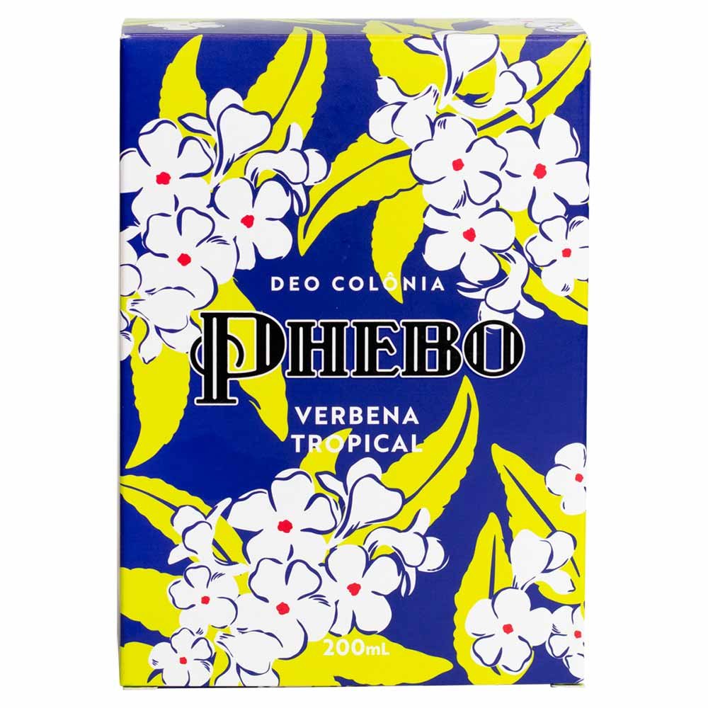 Deo Colônia Verbena Tropical Phebo 200ml 3
