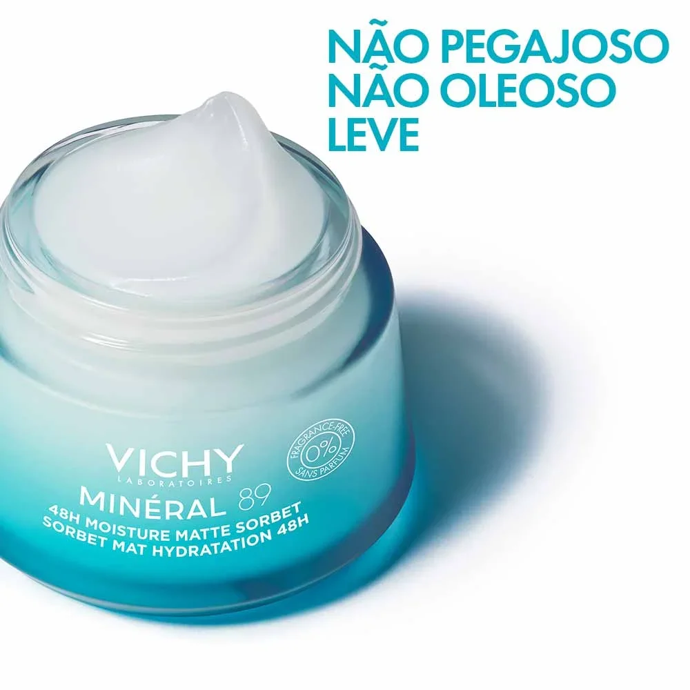 Gel Matte Hidratação Vichy Minéral 89 Sorbet 48h 50ml 3