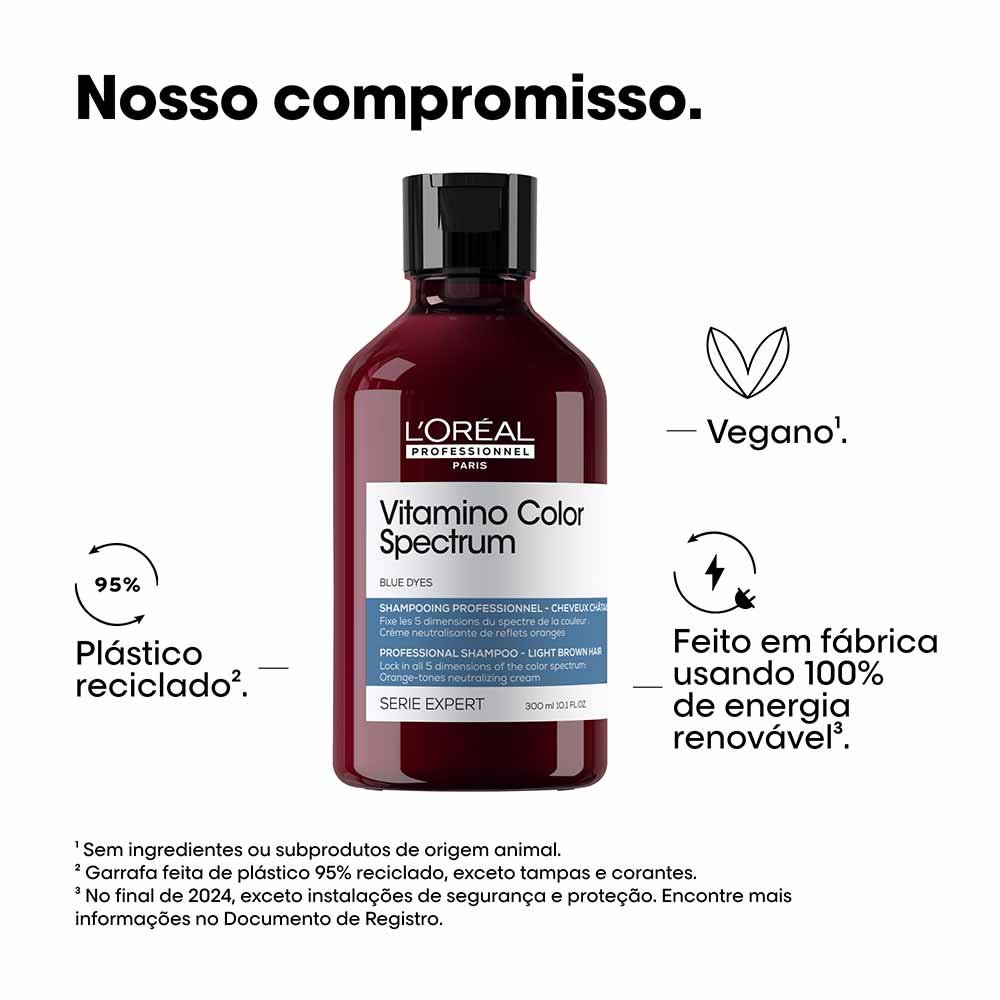Shampoo Matizador L'Oréal Professionnel Vitamino Color Spectrum Tons Alaranjados 300ml 2