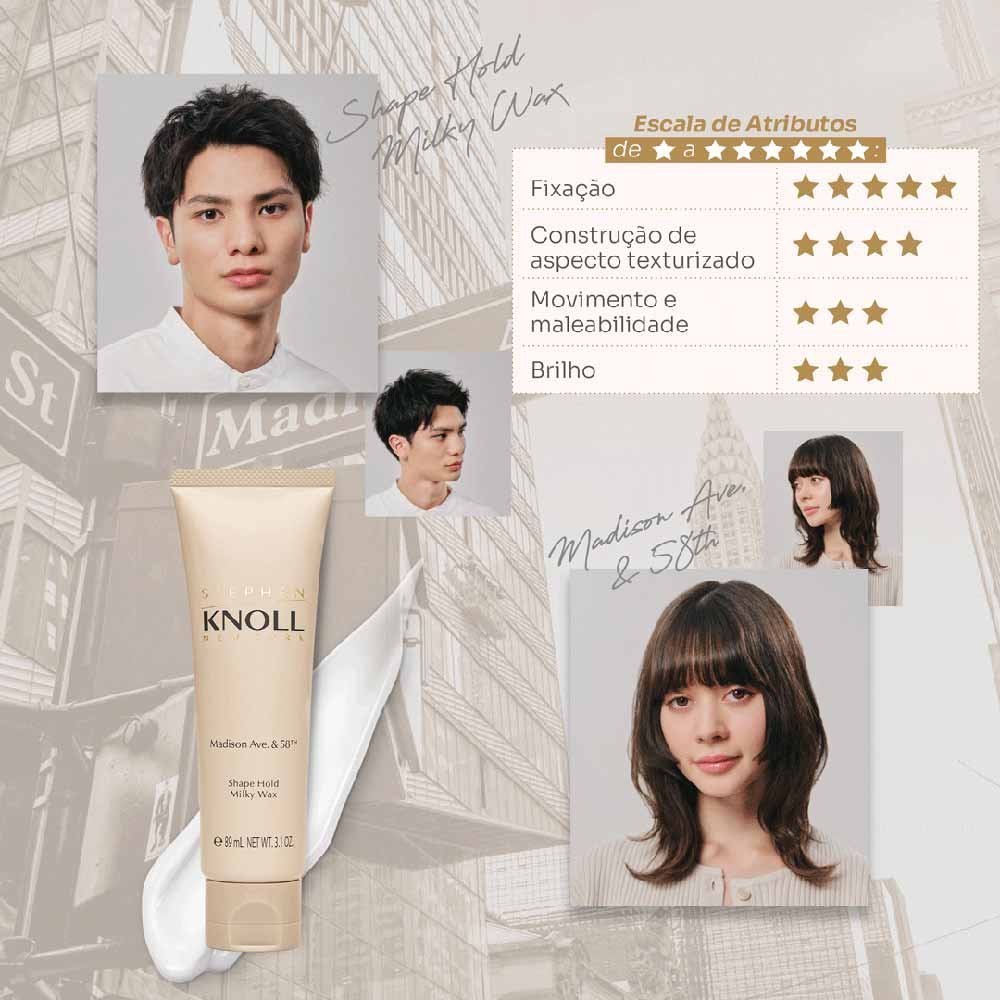 Stephen Knoll Shape Hold Milky Wax 90g 7