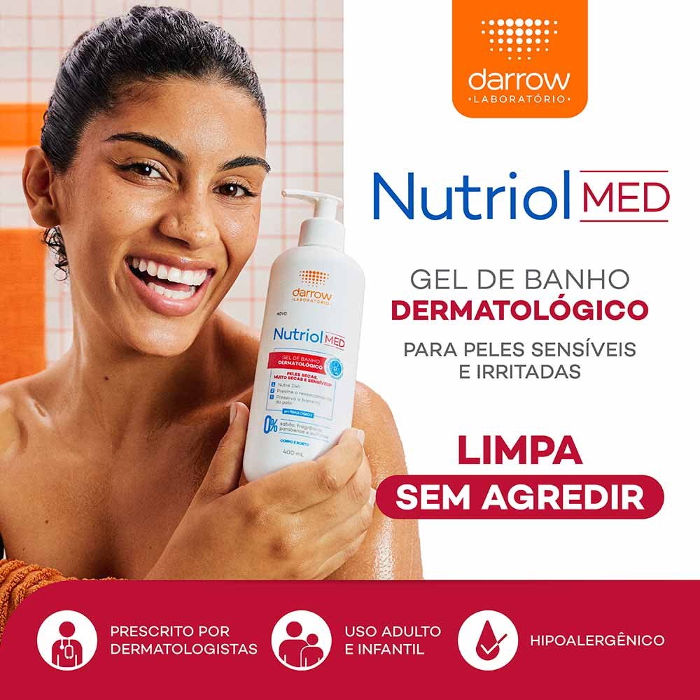 Gel de Banho Darrow Nutriol Med 400ml 3