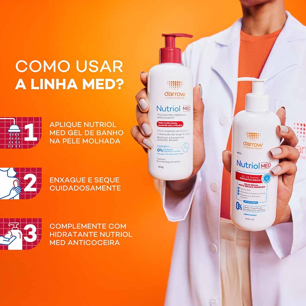 Gel de Banho Darrow Nutriol Med 400ml 6