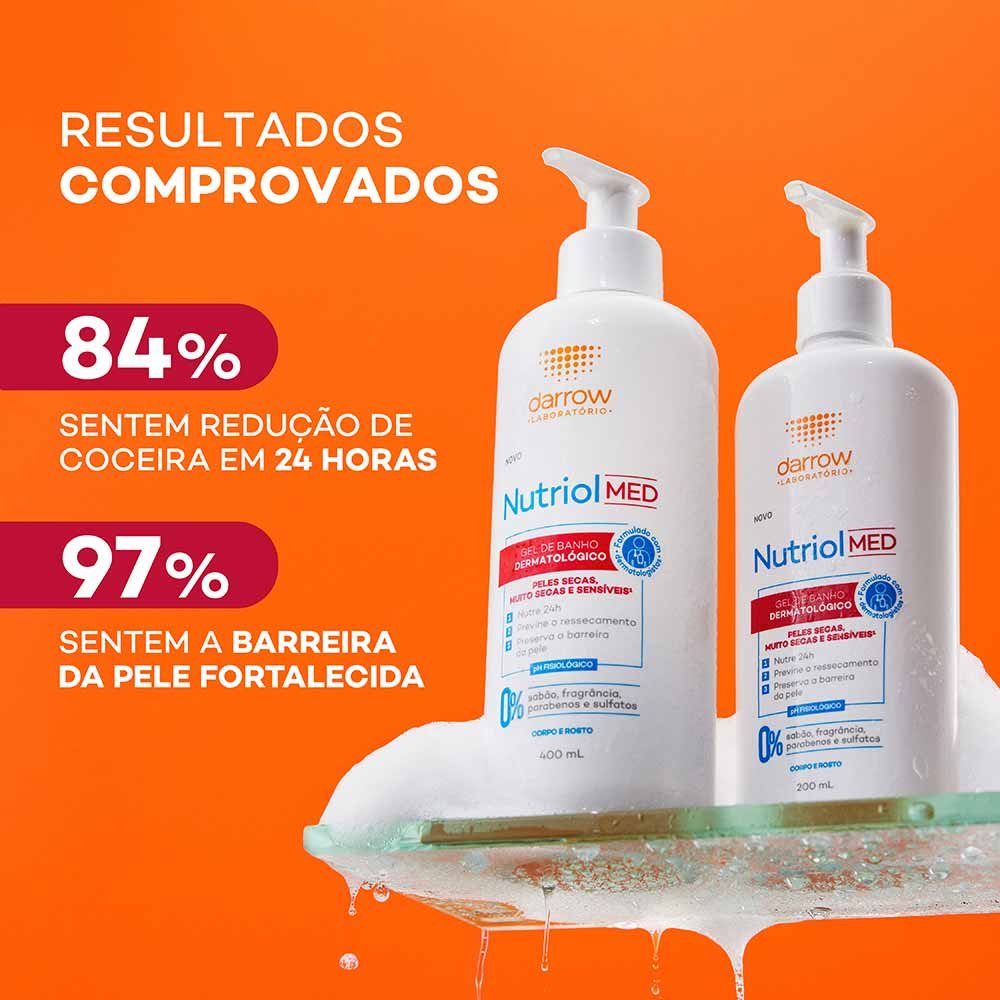Gel de Banho Darrow Nutriol Med 400ml 8