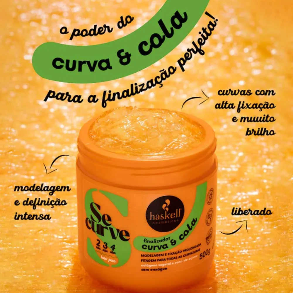 Haskell Se Curve Finalizador Curva e Cola 500g 2
