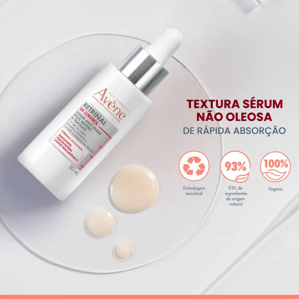 Avène Oil Control Sérum Peles Mistas e Oleosas 30ml 7
