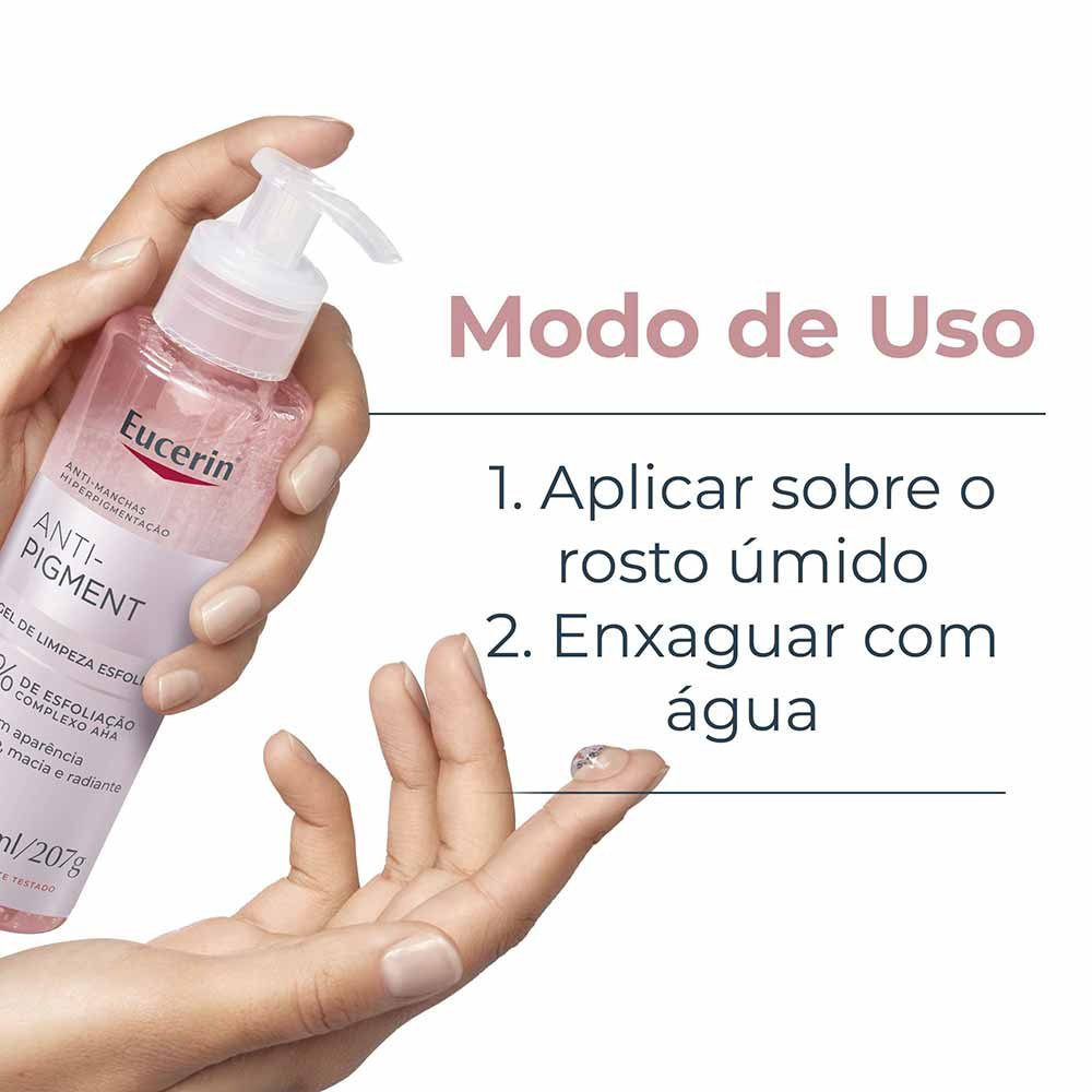 EUCERIN Gel de Limpeza Facial e Corporal Anti-Pigment 200ml 8