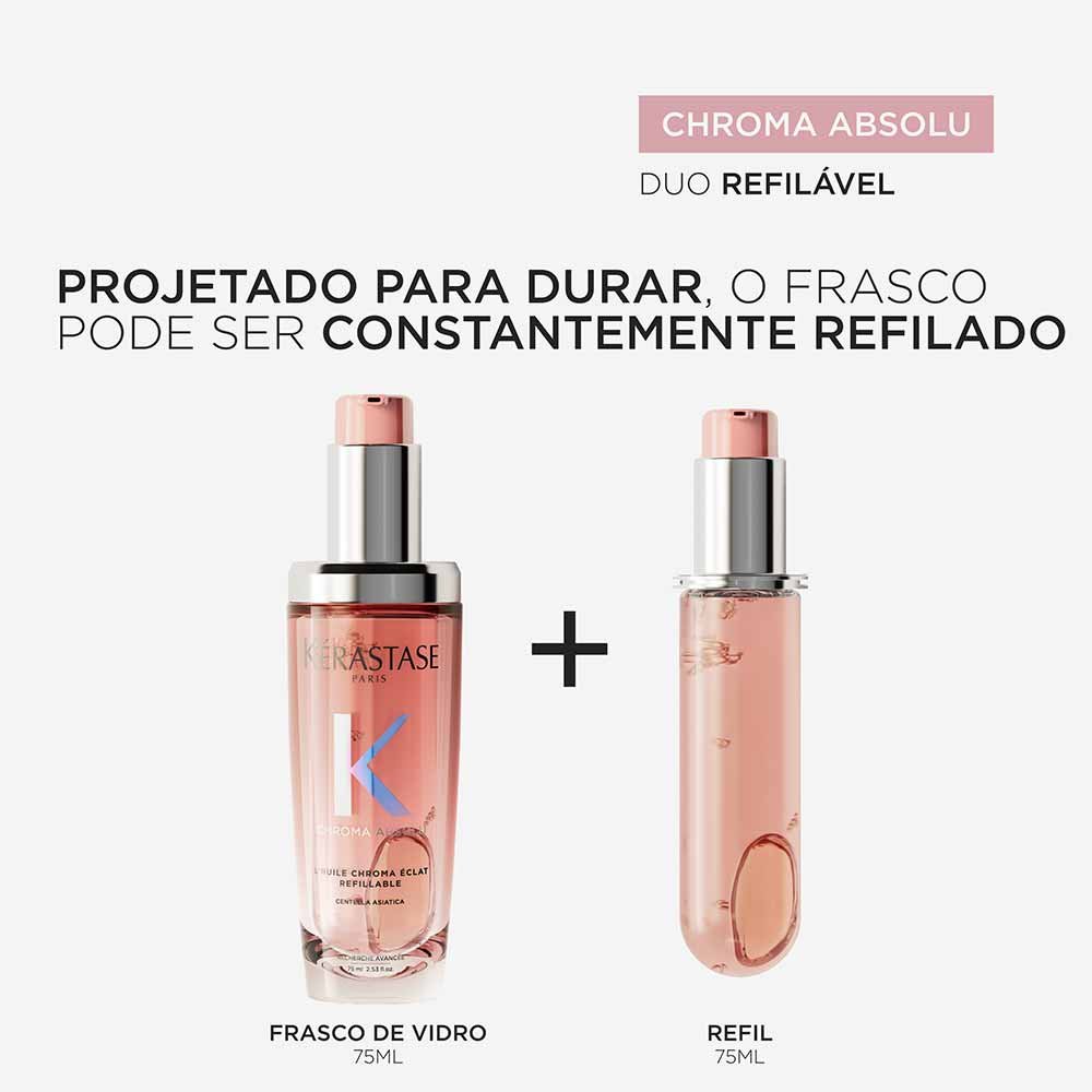 Refil Óleo Capilar Kérastase Chroma Absolu Éclat 75ml 3