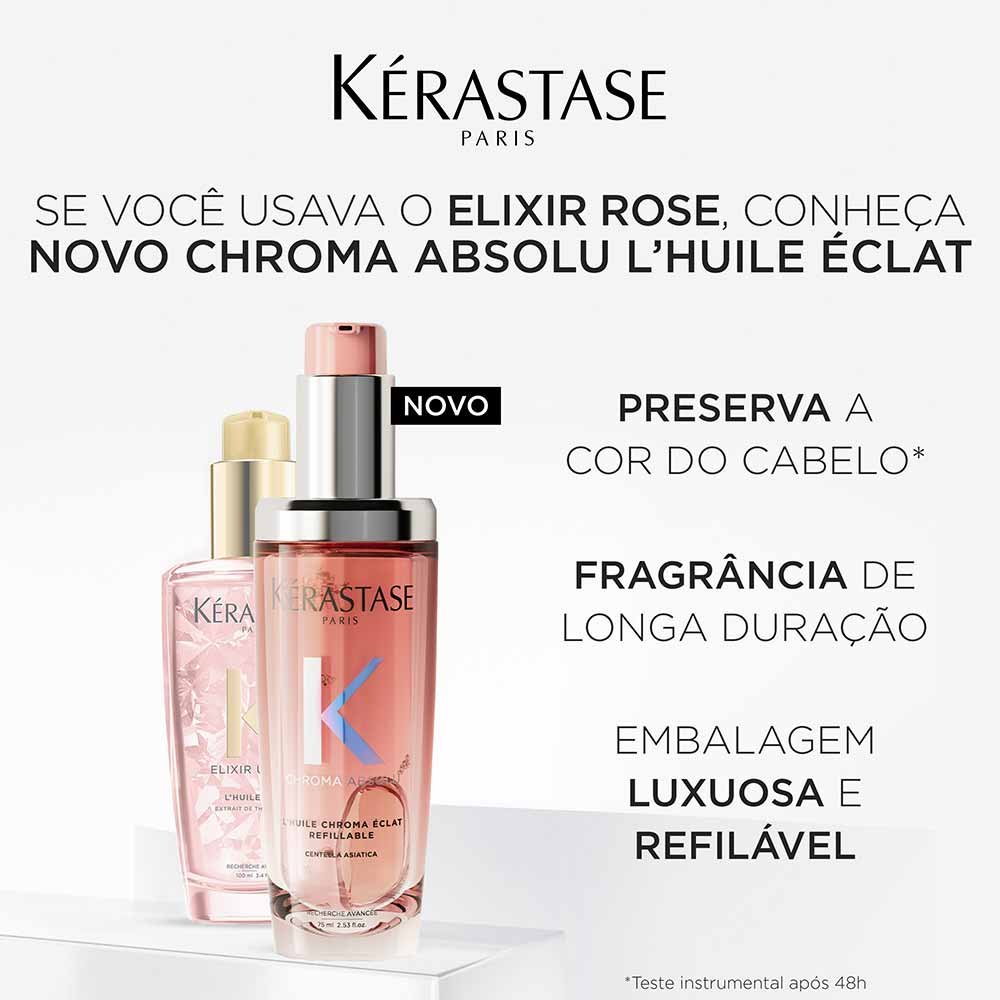 Refil Óleo Capilar Kérastase Chroma Absolu Éclat 75ml 8