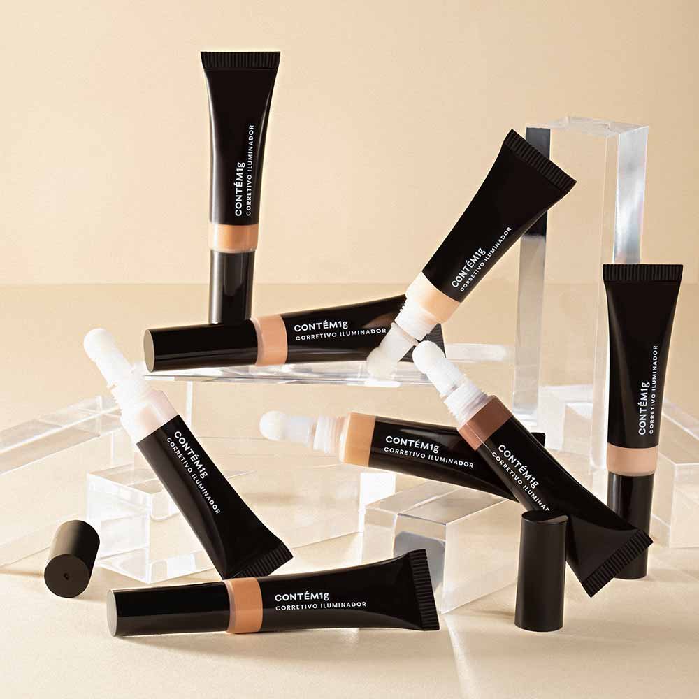 Corretivo Iluminador Contém 1g Glow Filter 6ml Marrom 5