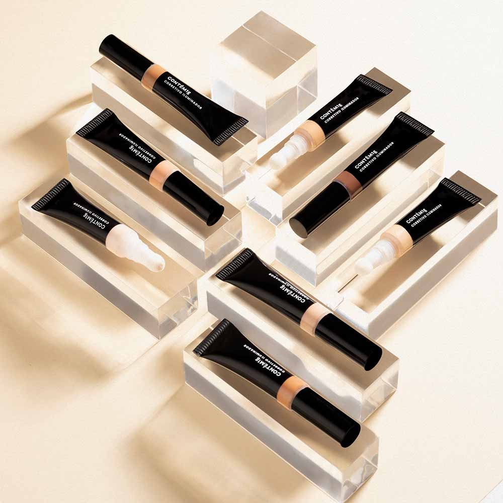 Corretivo Iluminador Contém 1g Glow Filter 6ml Marrom 6