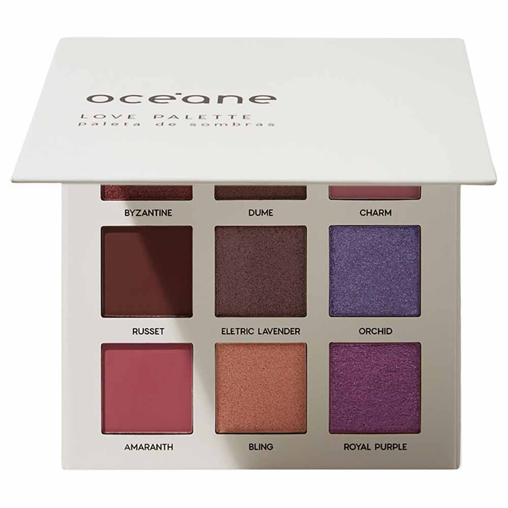Paleta de Sombras Océane Love Palette Multicores 3