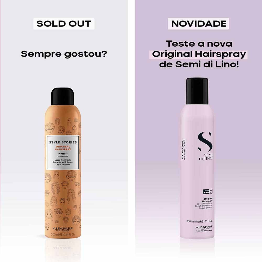 Alfaparf Milano Semi di Lino Style&Care Original Laca em spray 500ml 4