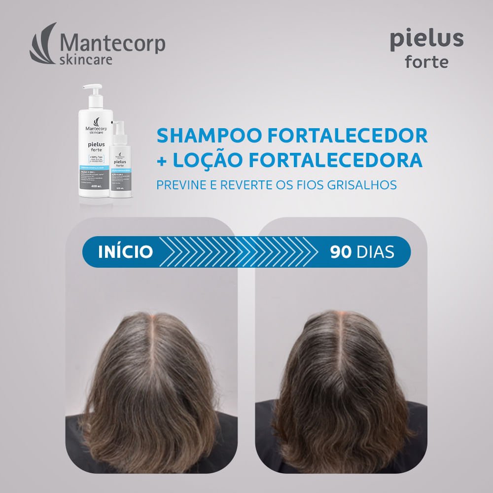 Shampoo Fortalecedor Antiqueda Mantecorp Pielus Forte 400ml 3